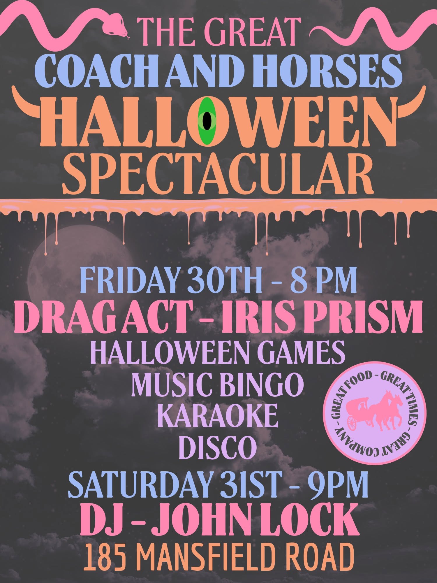 🎃👻 THE GREAT COACH AND HORSES HALLOWEEN SPECTACULAR! 👻🎃