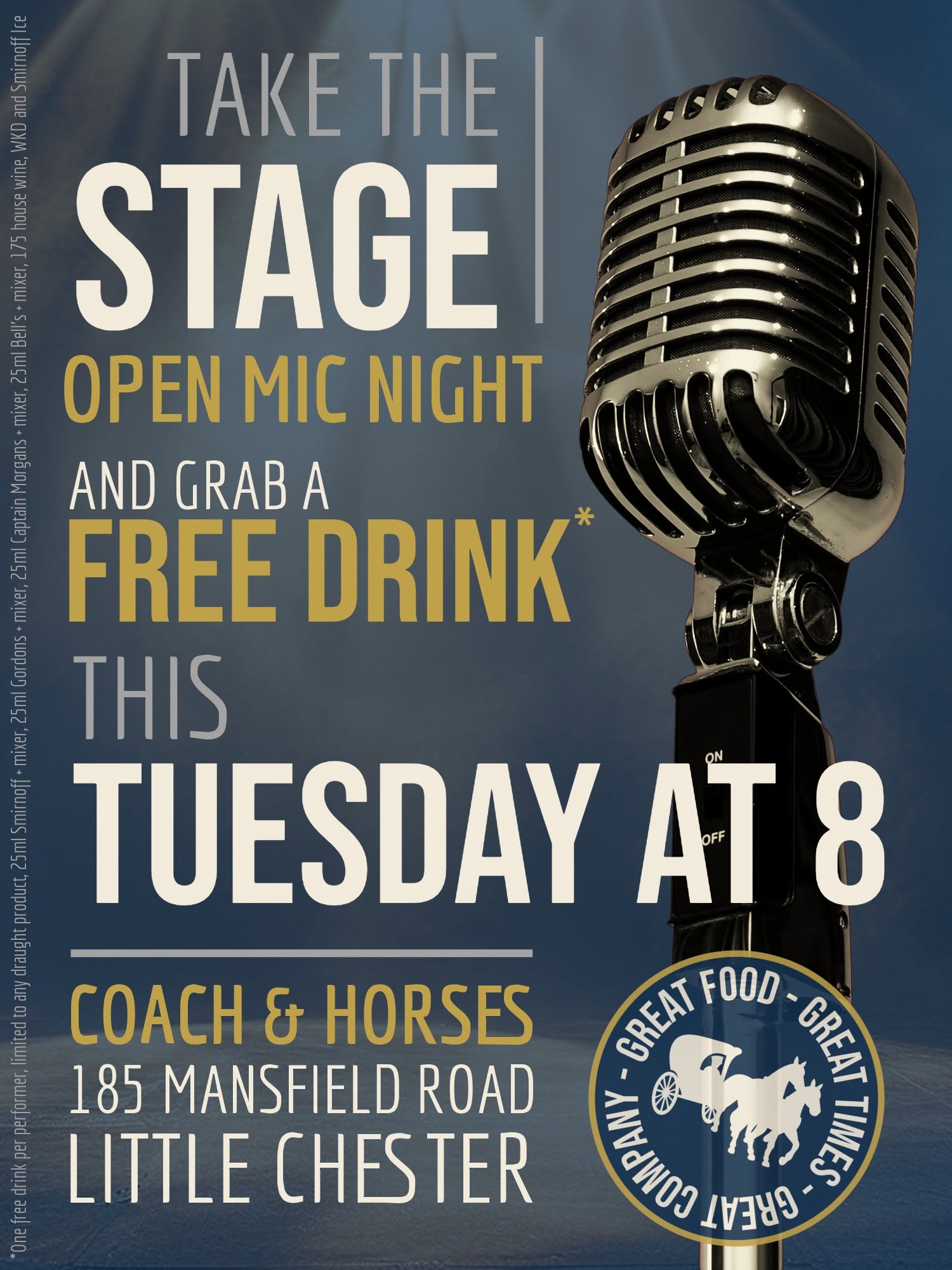 🎤 OPEN MIC NIGHT! Every other Tuesday